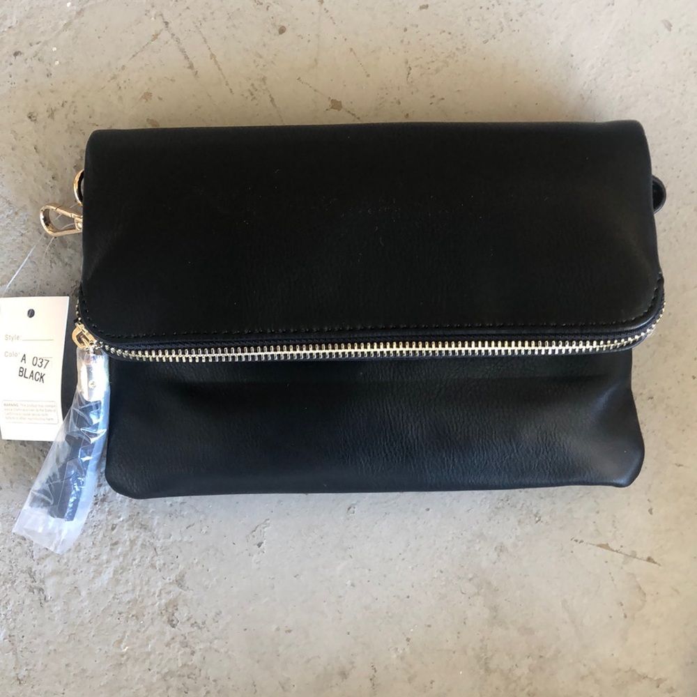 New Black Crossbody and wristlet